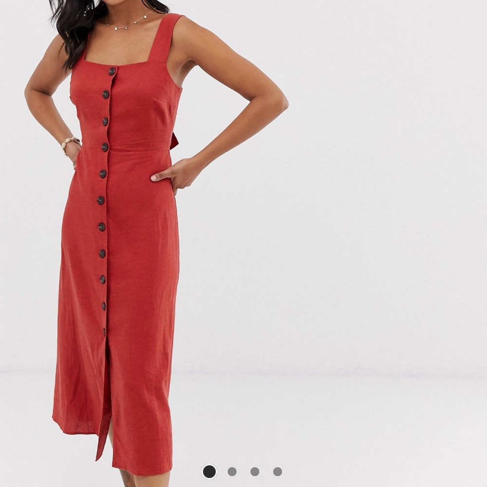 Warehouse Linen MIDI Sundress